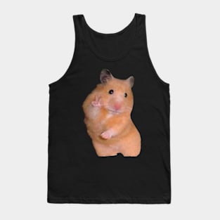 hamster meme peace sign Tank Top